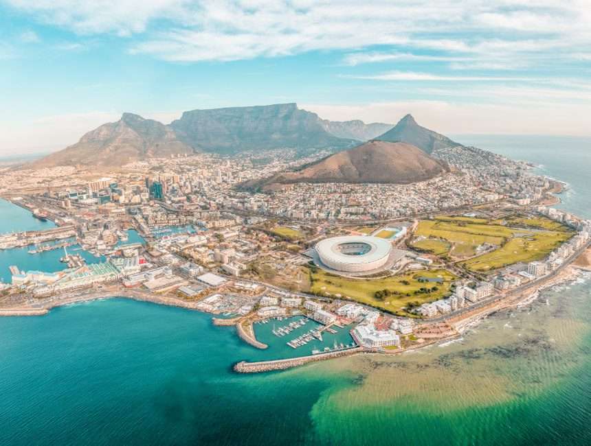 bezienswaardigheden Kaapstad helikopter