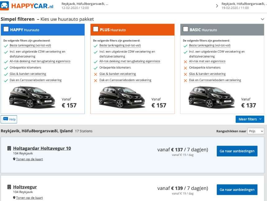 auto huren IJsland
