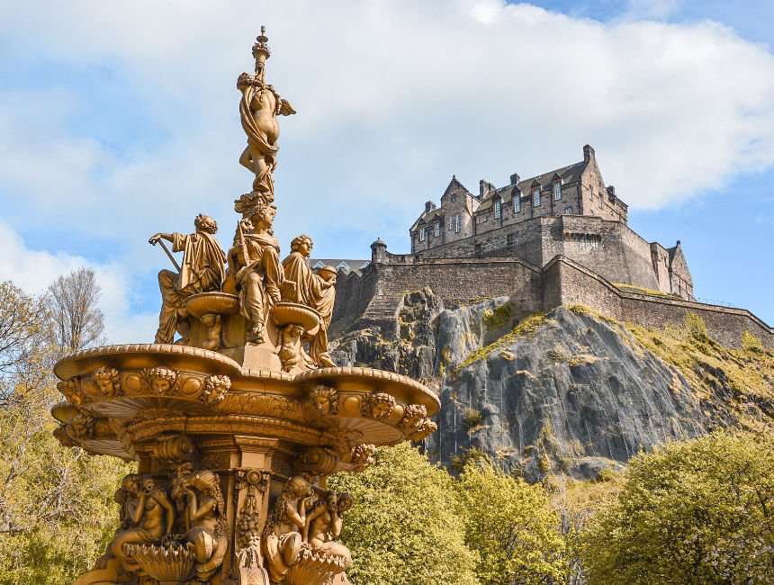 kasteel edinburgh bezoeken