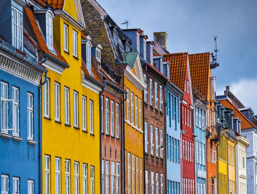kleurrijke huisjes Nyhavn