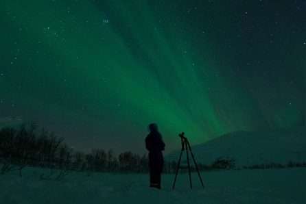 noorderlicht in tromso noorwegen