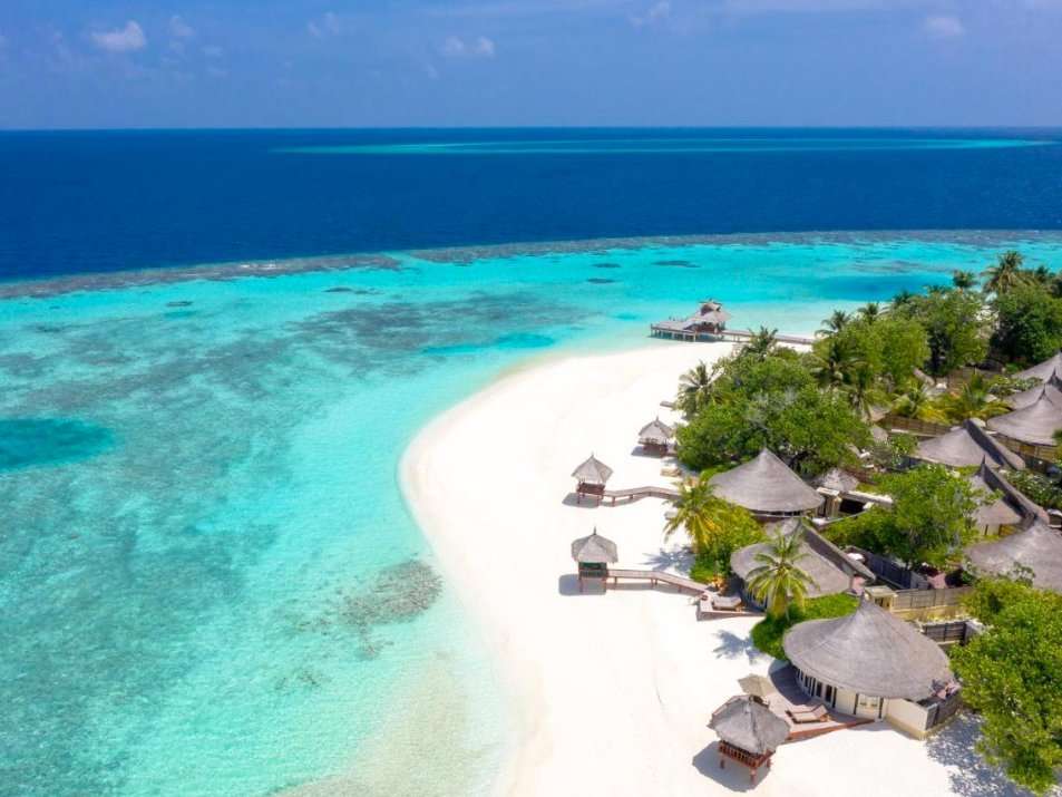 Malediven huisjes Banyan Tree Vabbinfaru