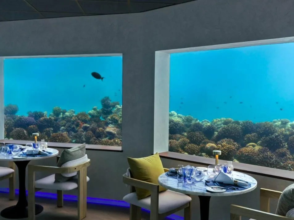 Malediven onderwater restaurant