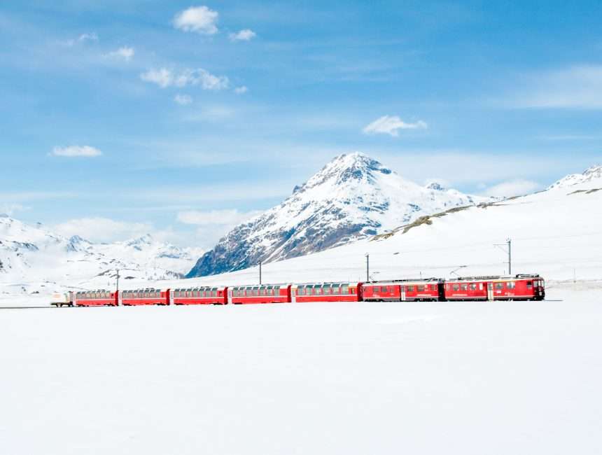 Bernina Express winter