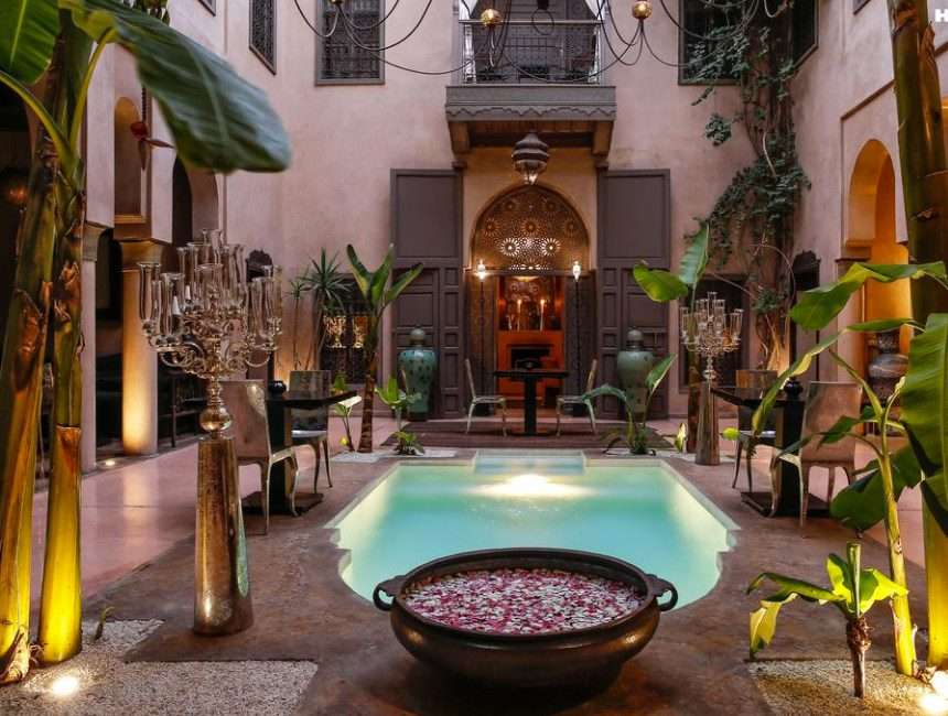 mooiste riads Marrakech noir d