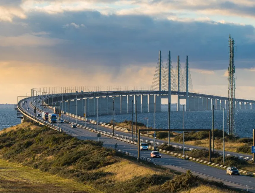 oresundsbrug kopenhagen malmo auto