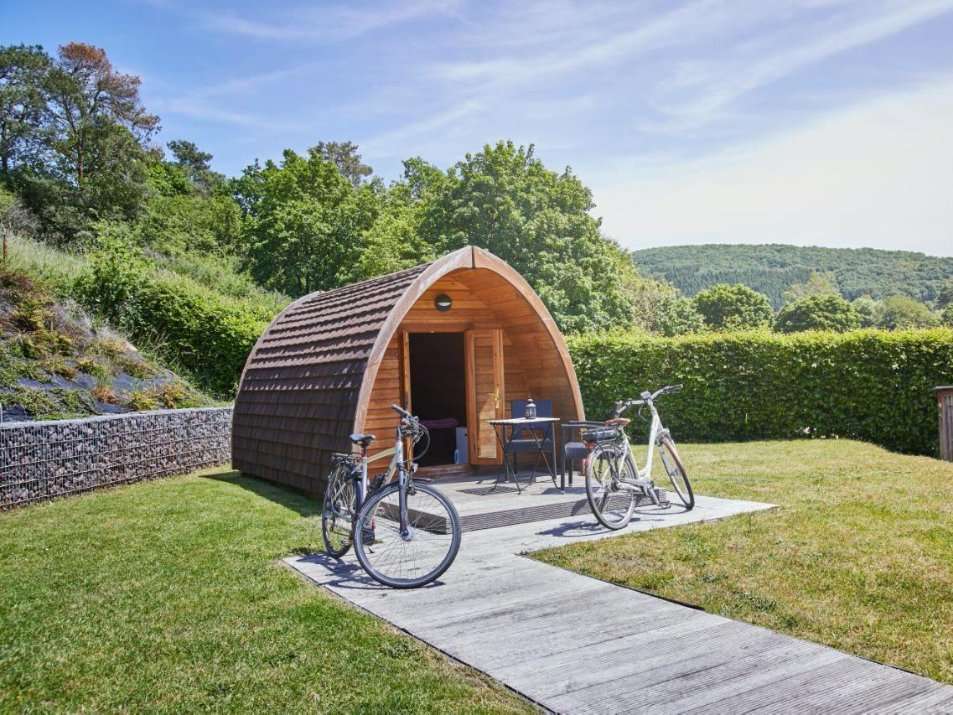 uniek overnachten Luxemburg Camping Kaul